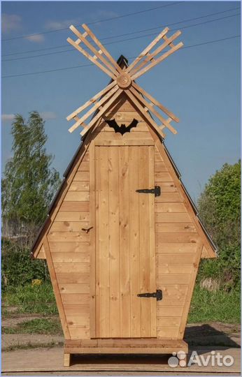 Дачный туалет деревянный дйн 313