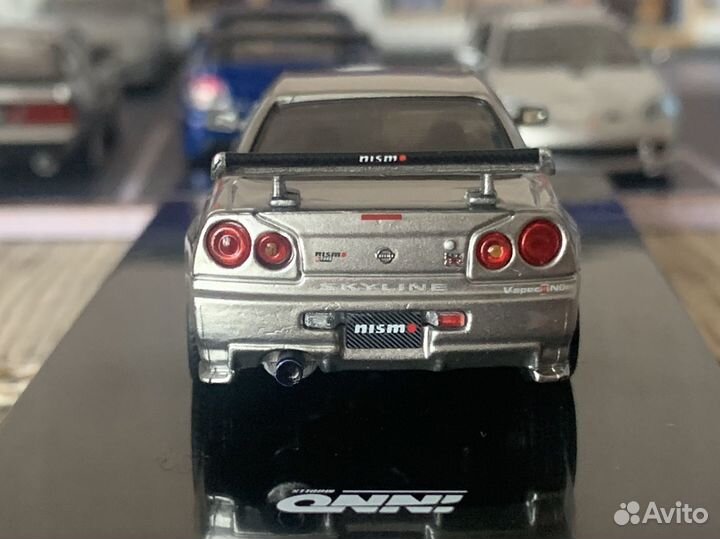 1/64 модель inno skyline gtr r34 nismo r-tune