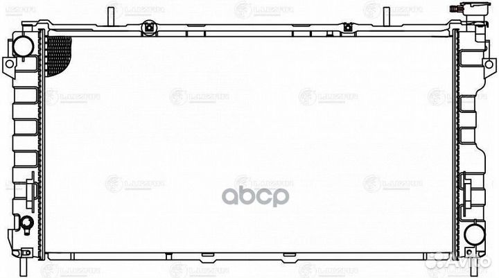 Радиатор охл. LRc 0352 luzar