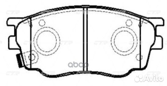 GK0655 колодки дисковые передние Mazda 6 GG/GY