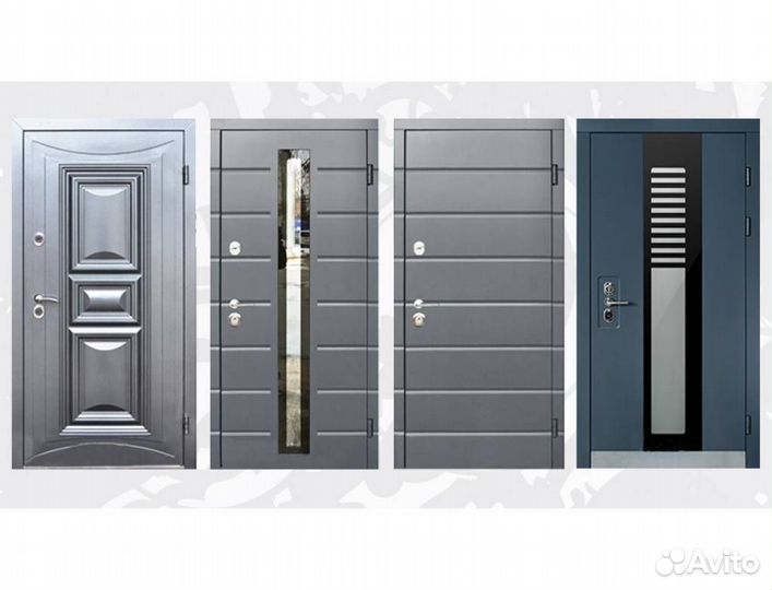 Металлические двери новые в наличии и под заказ