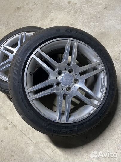 Оригинальные диски на mercedes amg r 17