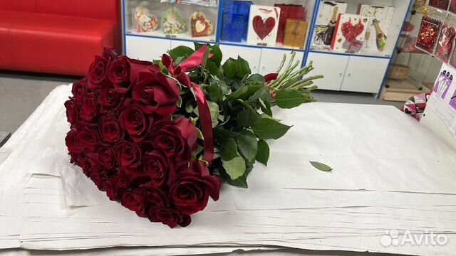 Розы 25 штук 80 см