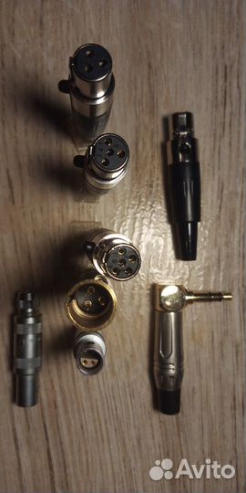 Разъемы мини XLR, jack 3.5, lemo