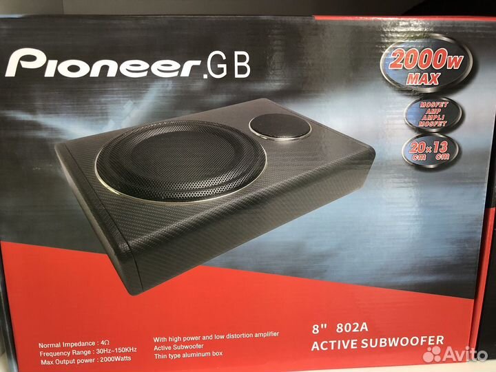 Акустика сабвуферы pioneer