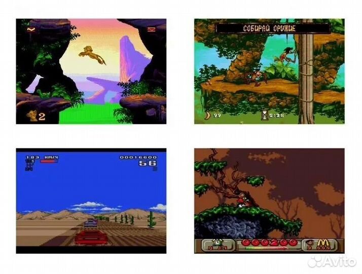 Картриджи Sega 16 бит