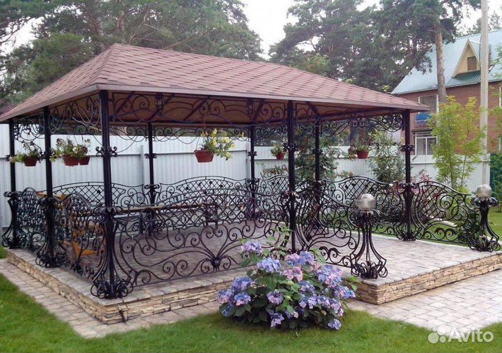 Кованые перила, беседки, ворота и другие изделия