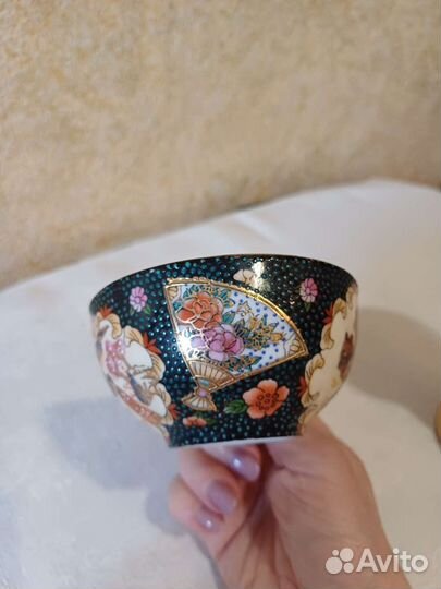 Чайная пара китайская роспись 2 шт