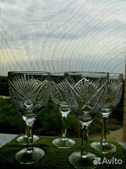 Хрустальные фужеры СССР