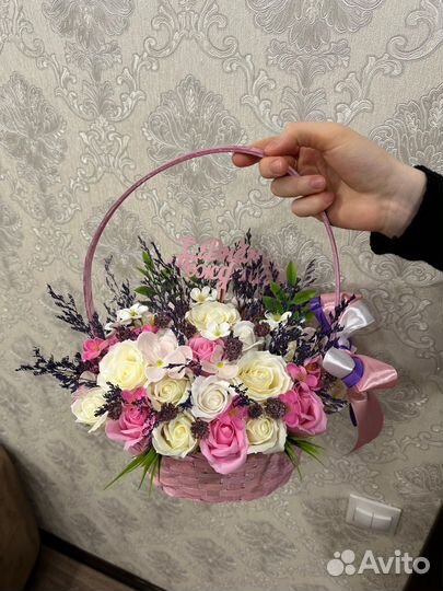 Мыльные букеты