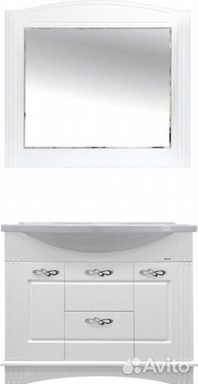 Тумба с раковиной Misty Эльбрус 100