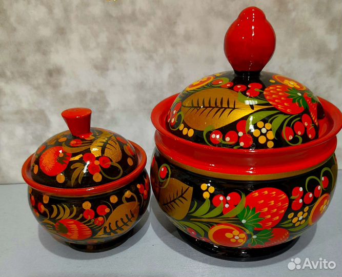 Посуда хохлома