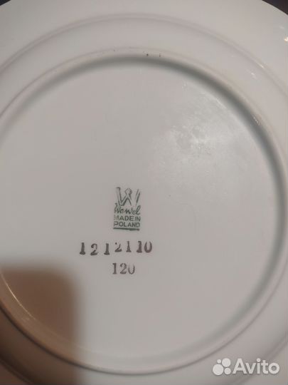 Тарелка польша фарфор