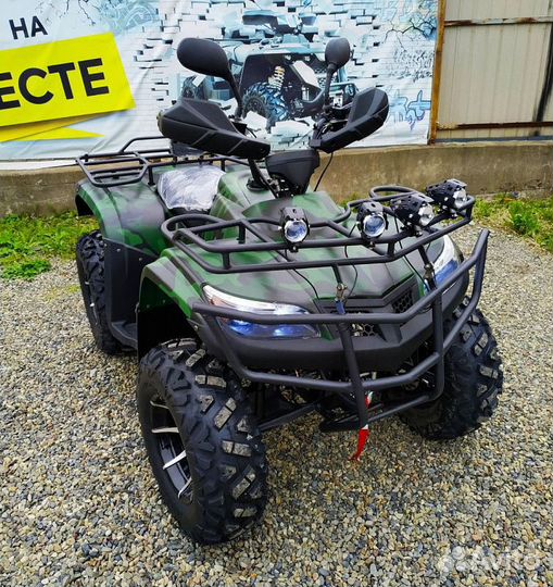 Квадроцикл hunter 250 (зеленый)