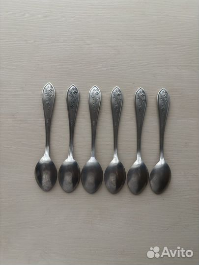 Набор СССР 1969г чайные ложки Медный всадник