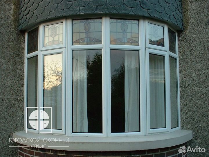 Трехстворчатые окна