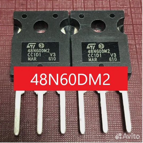 Транзистор 48N60DM2 оригинал бу