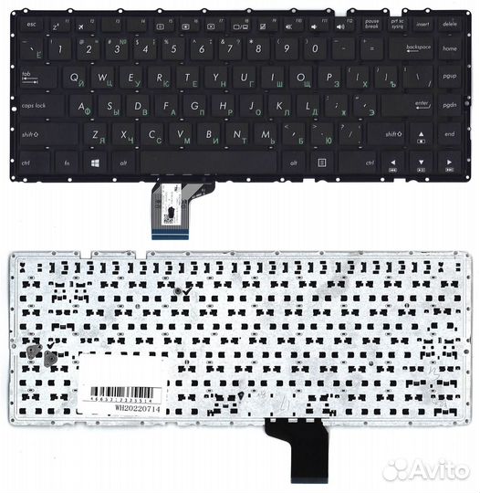 Клавиатура Asus K401L A401 черная