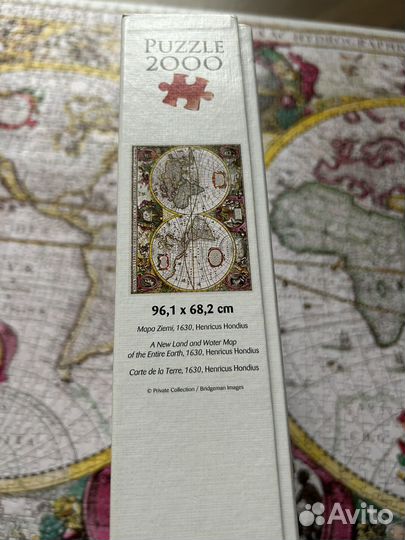 Trefl пазлы историческая карта мира 2000 деталей