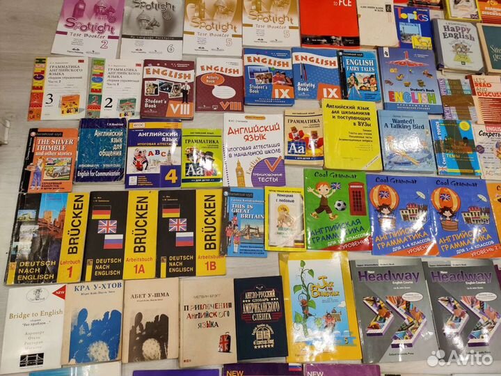 Учебники английский язык,книги для чтения на англи