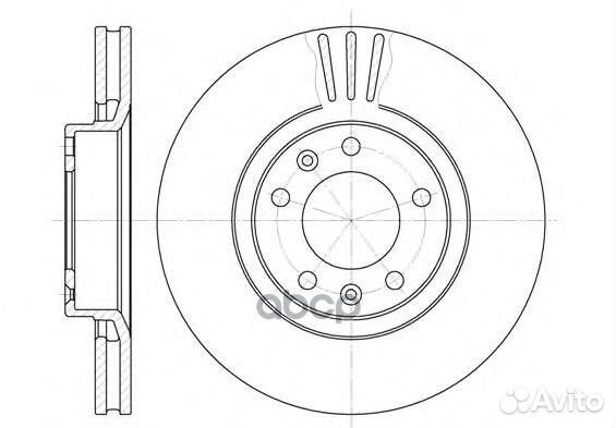 Диск тормозной 630710 Road house