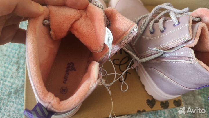 Ботинки демисезонные для девочки 30 р-р