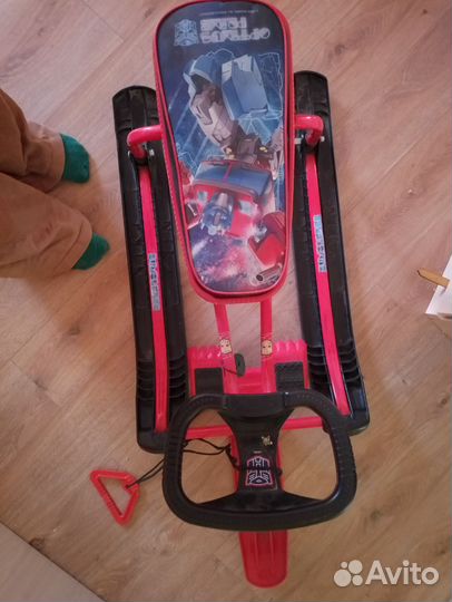 Детский снегокат санки б/у