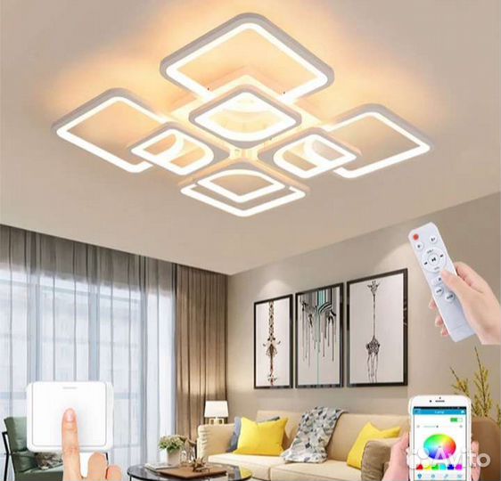 Люстра светодиодная Defa с пультом