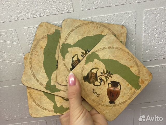 Подставка под горячее для чашек Греция, 4 шт