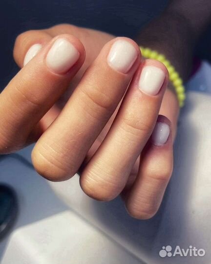 Комби маникюр+ гель лак, мужской маникюр