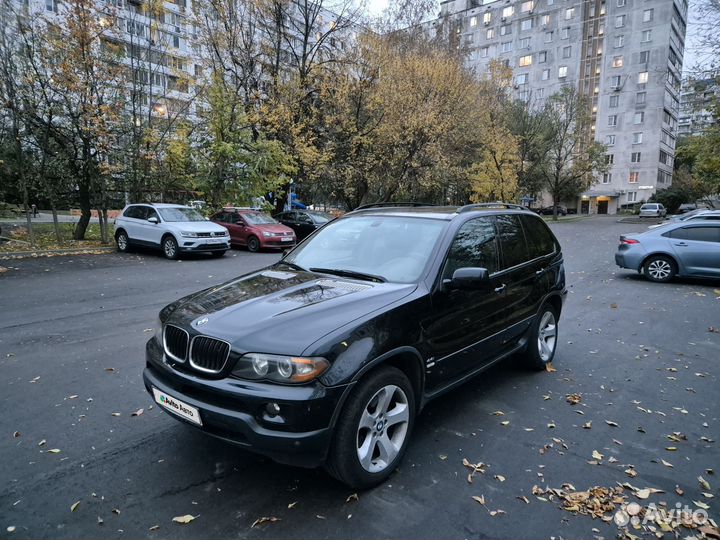 BMW X5 4.4 AT, 2005, 318 000 км