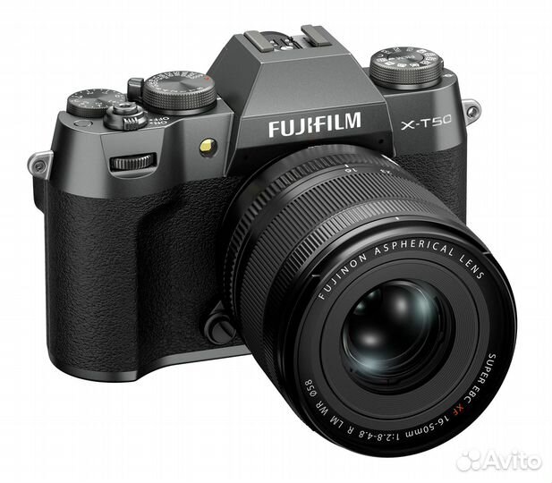 Беззеркальный фотоаппарат Fujifilm X-T50 Kit XF 16-50mm, угольно-серебристый