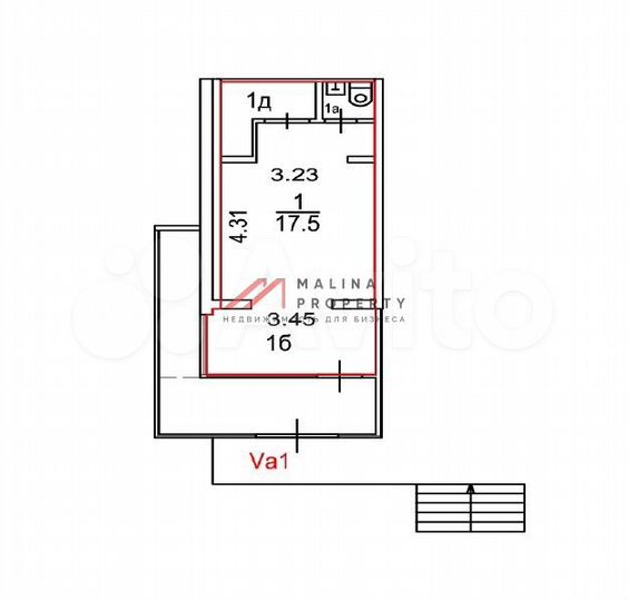 Продам торговое помещение, 25 м²