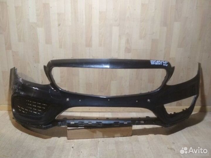 Бампер передний под парктроники Mercedes Benz C