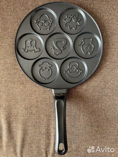 Сковорода с антипригарным покрытием со зверюшками