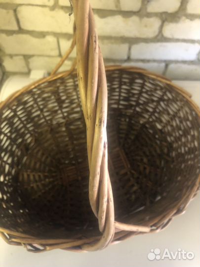 Корзина плетеная большая
