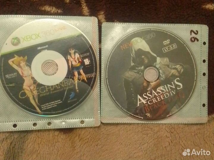 Диски на xbox 360