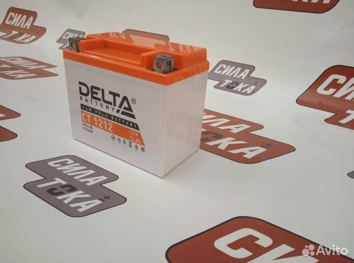 Акб Delta 1212 12v прямая полярность