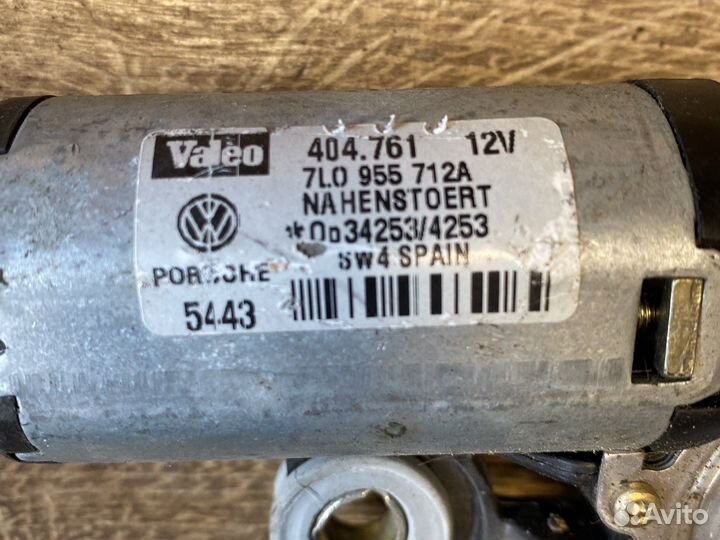 Volkswagen touareg моторчик стеклоочистителя