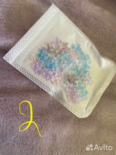 Фигурки декор для дизайна ногтей