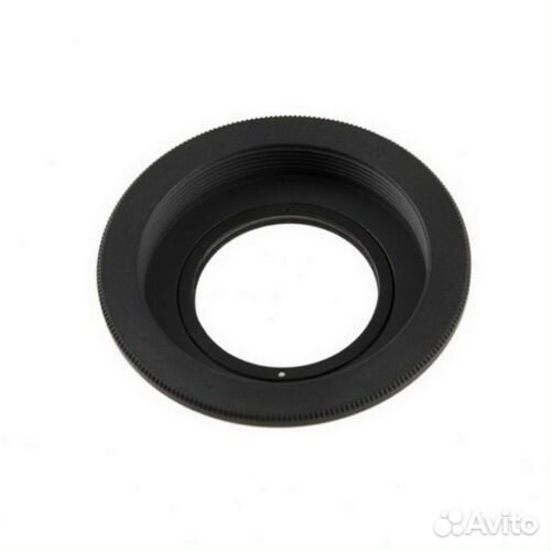 Переходник резьба M42 байонет Nikon F с линзой