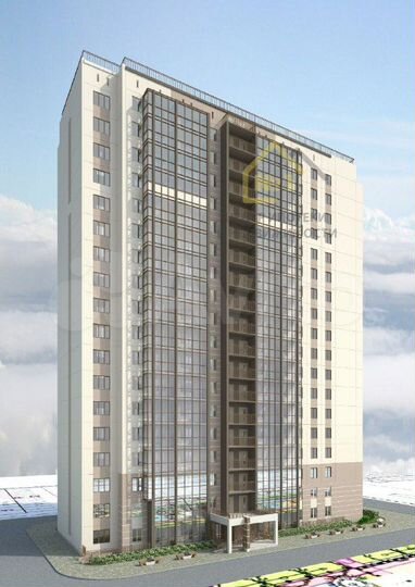 Квартира-студия, 23,7 м², 12/18 эт.