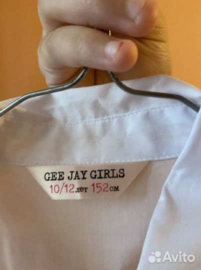 Блузка белая для девочек