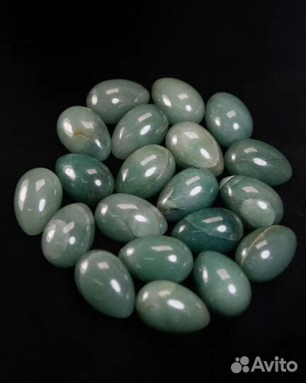 Галтовка яйцо Нефрит - 3 см, натуральный камень