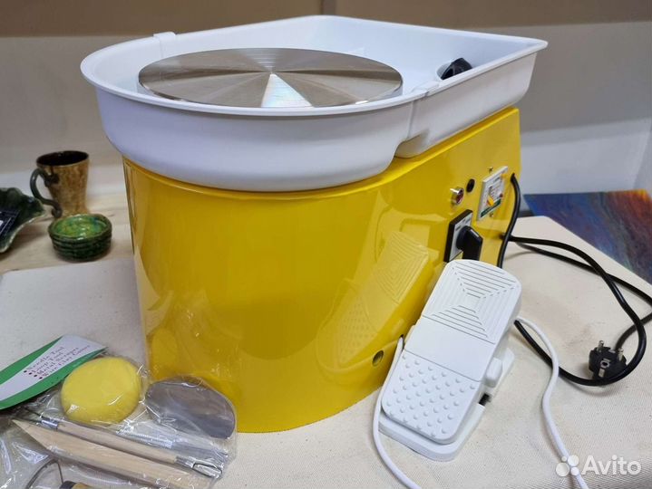 Гончарный круг 350 ватт с выносной педалью