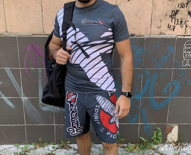 Рашгард и шорты hayabusa