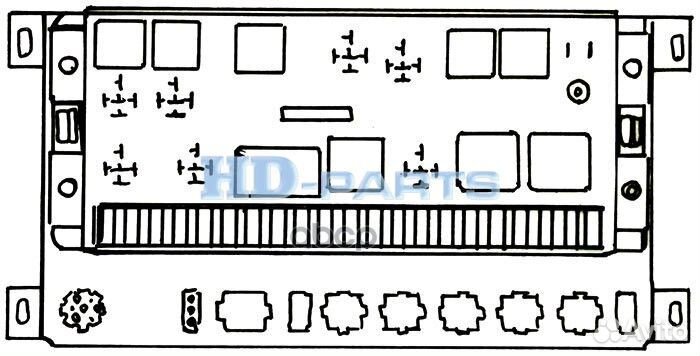 Реле 24V 4контакта 80A света универсал