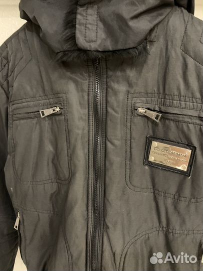 Dolce gabbana пуховик аляска