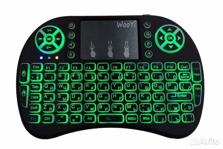 Мини клавиатура RGB с тачпадом