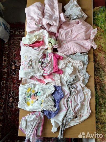 Вещи пакетом для девочки 80